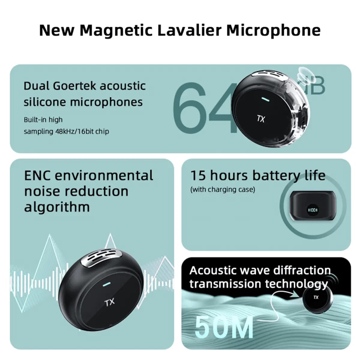 K31 Wireless Microphone product gallery image 6