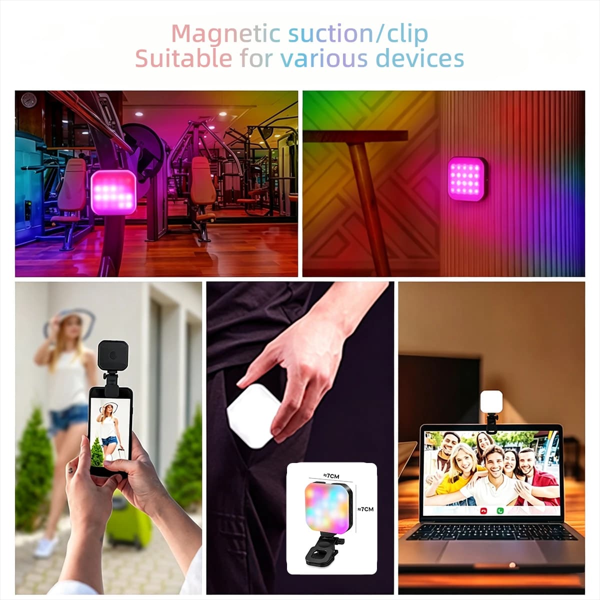 Square RGB Fill Light product gallery image 5